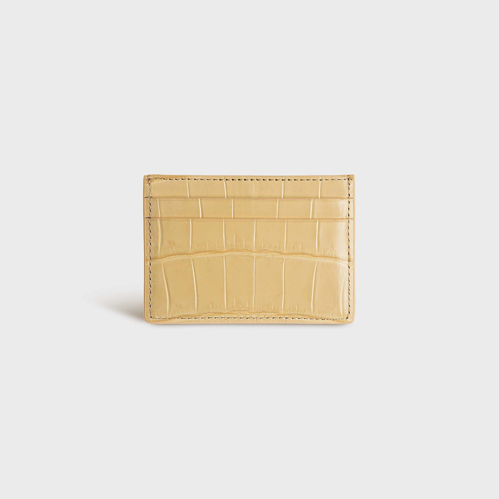 CLASSIC CROCODILE CARD HOLDER