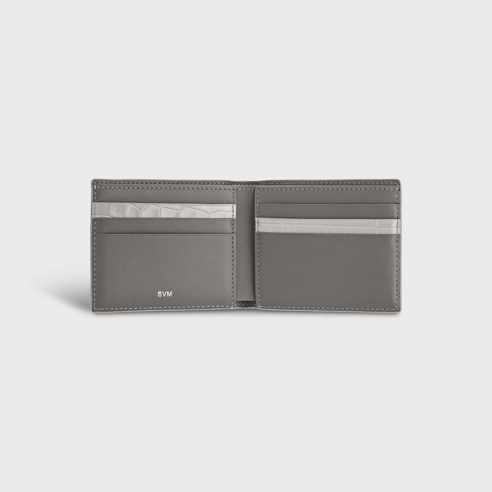 BI-FOLD CROCODILE WALLET