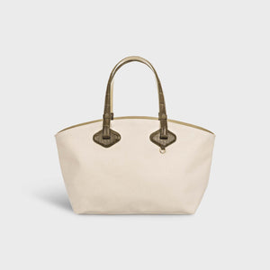 LARGE JADE CANVAS TOTE BAG