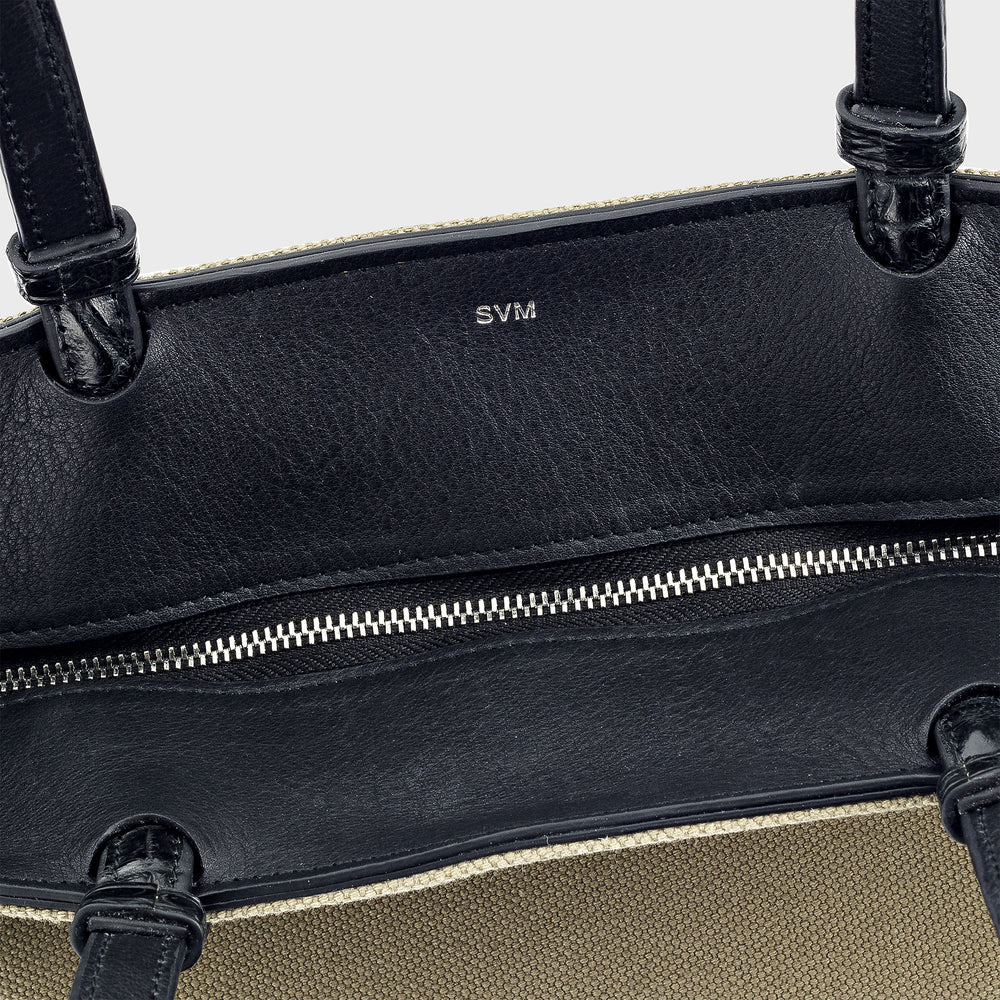 LARGE JADE CANVAS TOTE BAG