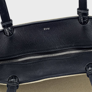 LARGE JADE CANVAS TOTE BAG