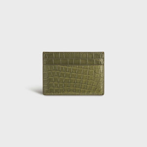 CLASSIC CROCODILE CARD HOLDER