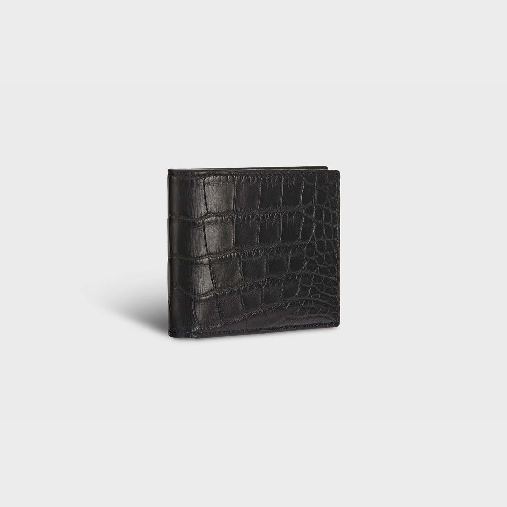 BI-FOLD CROCODILE WALLET