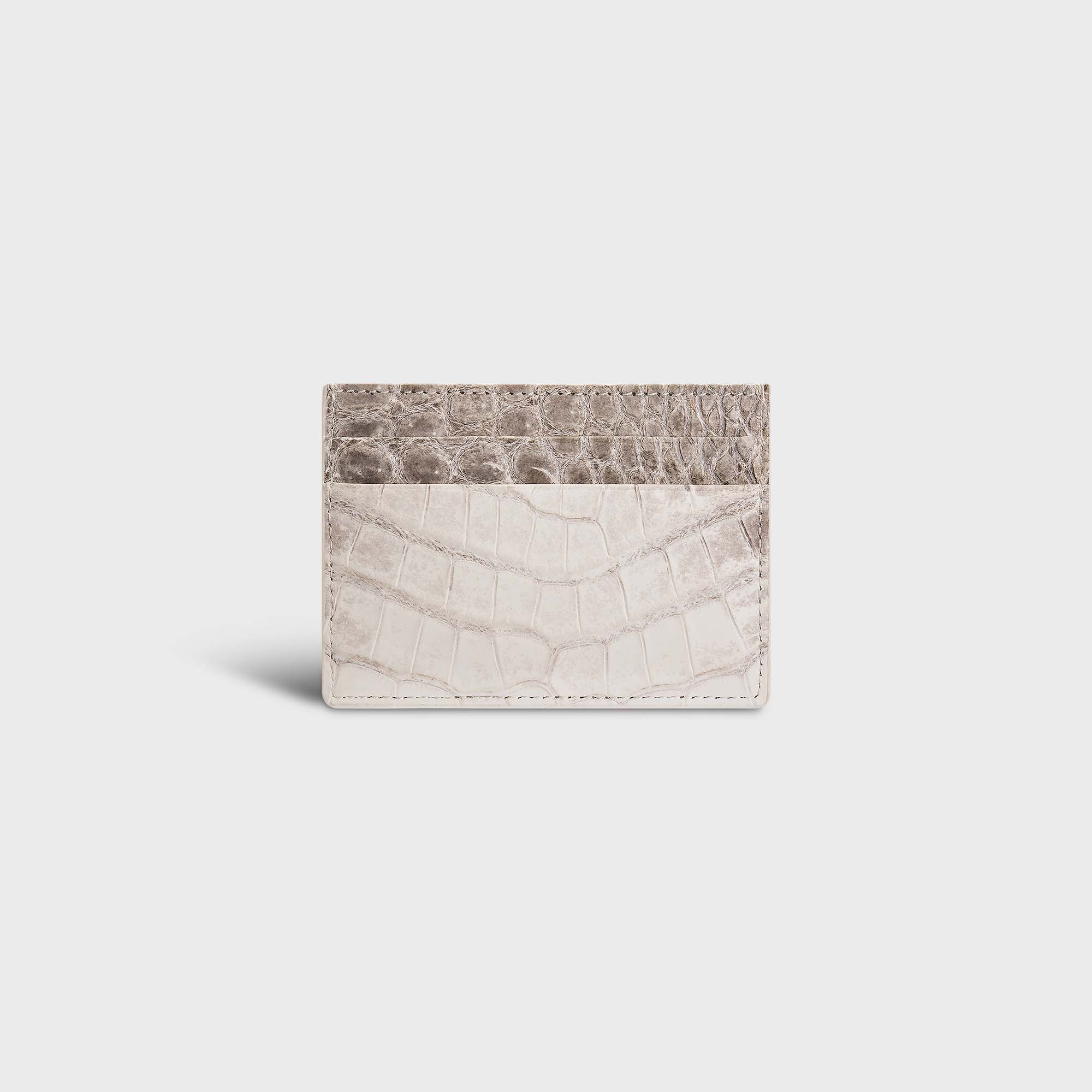 CLASSIC CROCODILE CARD HOLDER – Maison SVM